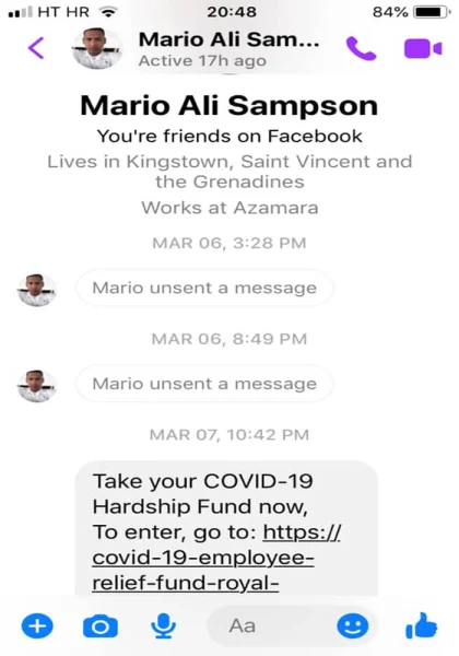 Scam Message