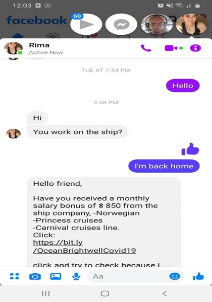 Scam Message